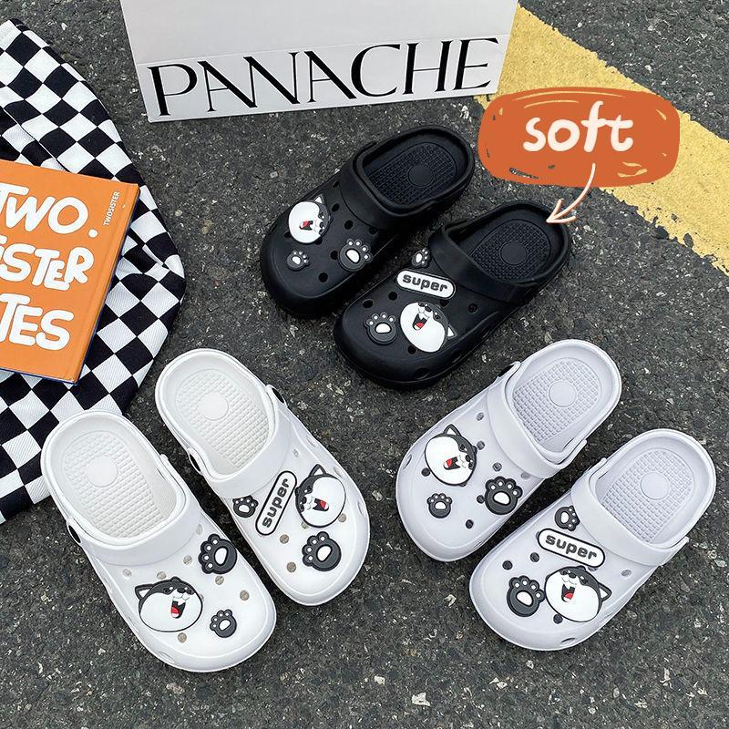 Dép Lê Mùa Hè Mới Cho Nam Và Nữ Giày Đi Biển Đế Mềm Nhẹ Bên Bờ Biển Có Thể Mang Bên Ngoài Dép Đi Trong Nhà Thường Ngày Nửa Ngón Chân Đế Bằng DéP