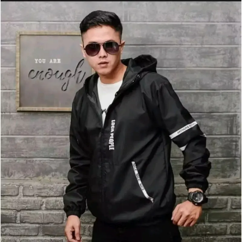 jaket loca people, jaket parasut, jaket pria/wanita, jakat anti air motor jaket  perasut