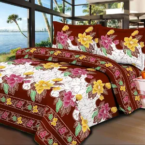 Bedcover set homemade ready semua ukuran//badcover murah//bedcover batik Katun