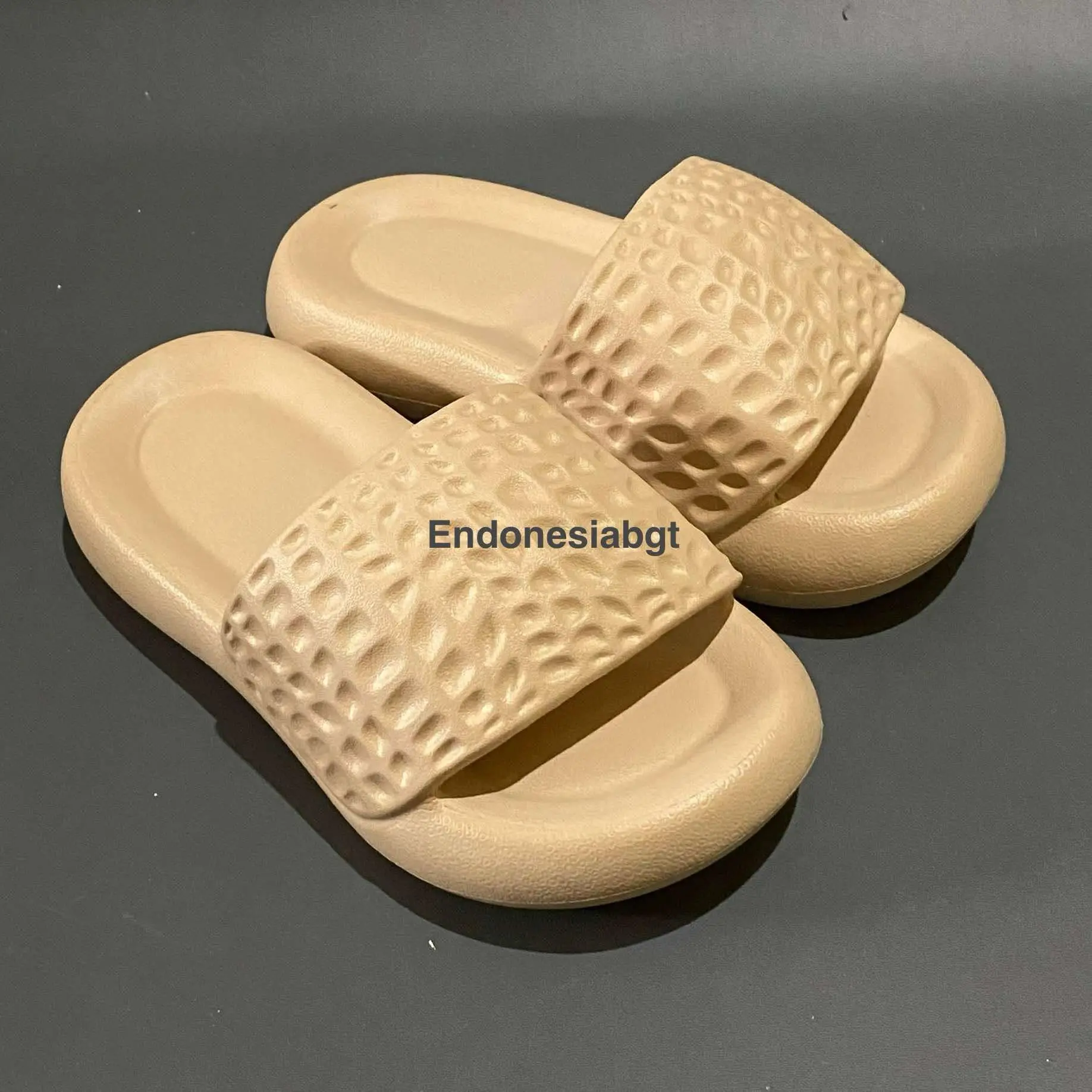 Sandal selop wanita kekinian korea sendal tebal slip on cewek anti licin