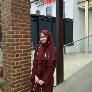 ZNBGALLERY ALLYSA ABAYA FREE PASHMINA