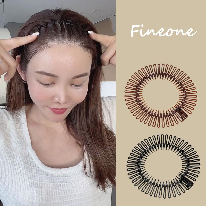 Lược Nhựa Co Giãn Toàn Bộ Hình Tròn Linh Hoạt, Răng, Băng Đô, Vòng Tóc, Kẹp Tóc, Băng Đô Rửa Mặt, Phụ Kiện Tóc Cố Định 1