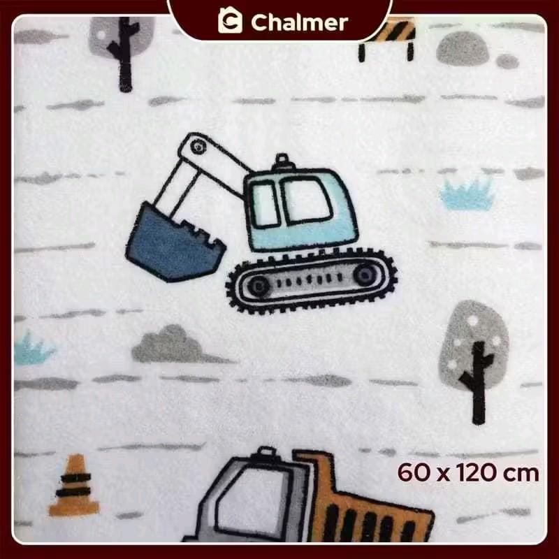 Best seller Handuk Bayi Chalmer Ukuran 60 x 120 cm Handuk Bayi Lembut Print Anak Karakter A 7