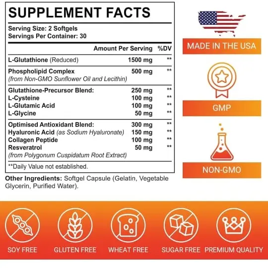 Liposomal Glutathione Master Antioxidant Super Streght 3