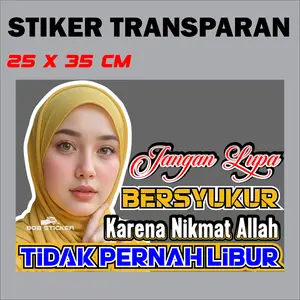 Bob Sticker Terbaru Stiker Transparan Kata Kata Kaca Mobil Anti Gores Anti Luntur 25 x 35 cm Melindungi Kaca Mobil Anda truk