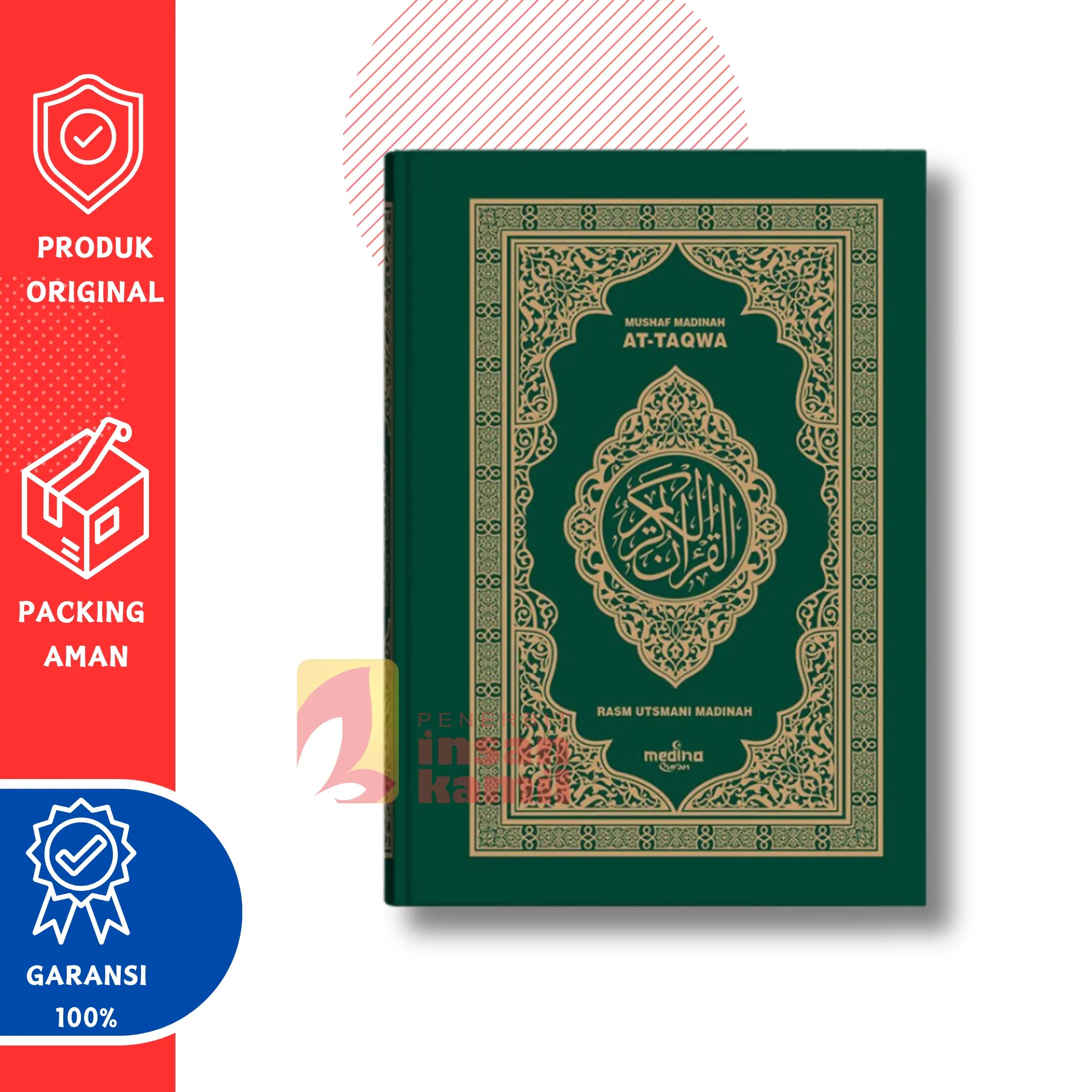 Al-Qur'an At-Taqwa Mushaf Madinah Non Terjemah Ukuran Sedang A5 HC 14 x 21 cm