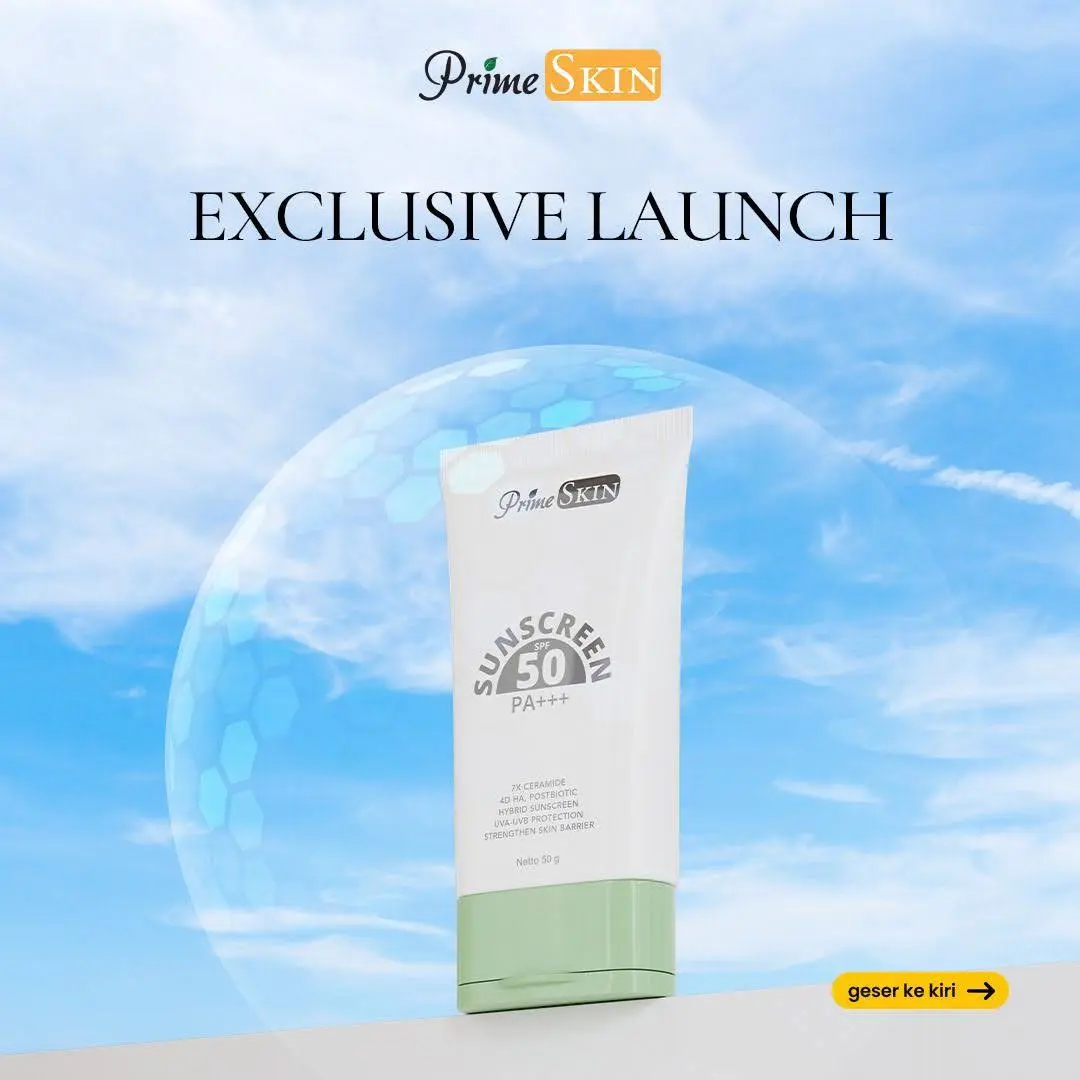 Perlindungan Matahari Primeskin Sunscreen SPF 50 PA+++