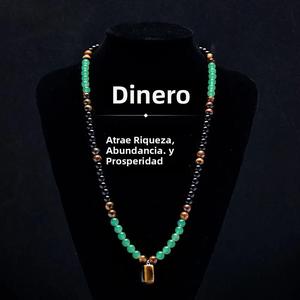 1 pulsera de atracción de dinero con aventurina verde y ojo de tigre - amuleto de prosperidad y riqueza sólido sin perfume para cumpleaños, aniversario, vacaciones de verano y fiestas temáticas encantos de joyería abundancia pulsera de cristal