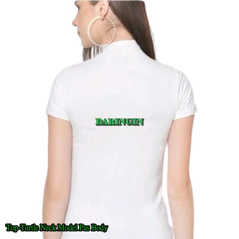 Product Introduction of MANSET TURTLENECK PREMIUM LENGAN PENDEK-MANSET POLOS DALAMAN WANITA Kaos Nyaman Hitam Panjang Tangan Oblong Atasan 18