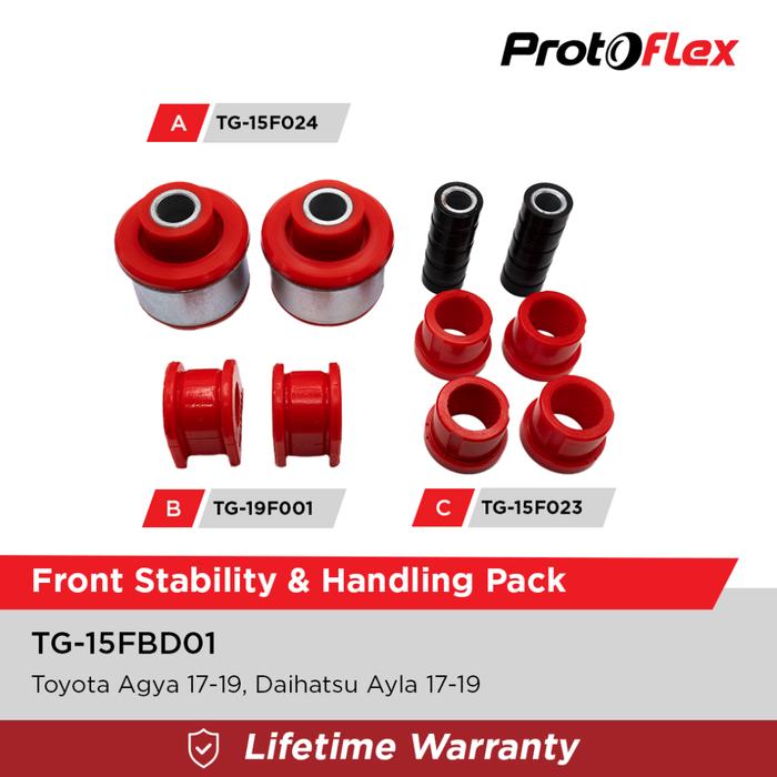 Gambar Protoflex Front Stability & Handling Pack Agya Ayla 17-19 dari PROTOFLEX Kab. Bogor Tokopedia