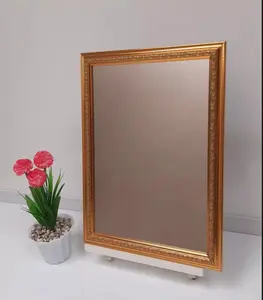 Cermin Makeup Uk 20x30cm Bingkai Ukir Cermindinding Cermingantung Kaca Fleksibel Untuk Makeup Dinding Dan Gantung