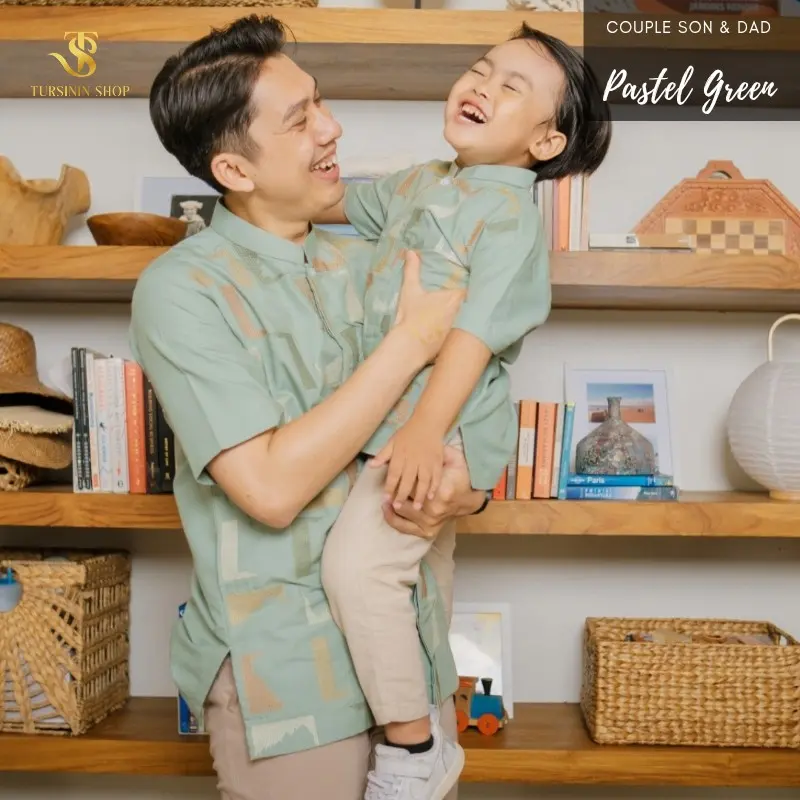 Kaffah Baju Koko Couple Ayah Anak Althaff Series