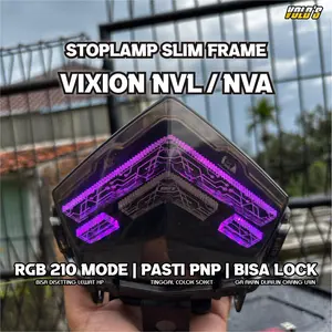 Stoplamp Slim Frame Vixion NVL/NVA RGB 3 in 1