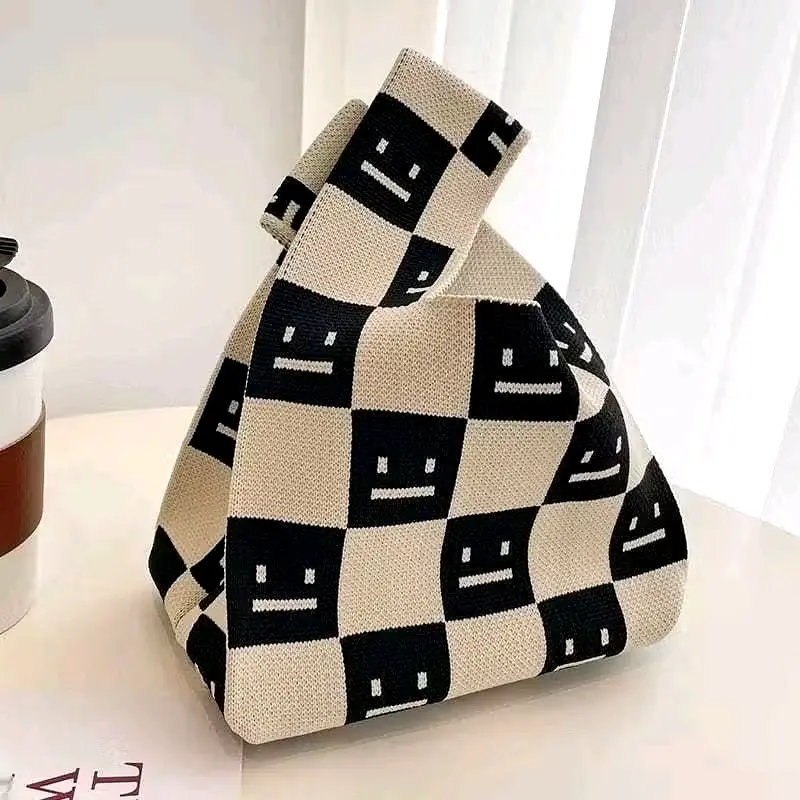 Tas Knot Bag Korean style Tas Rajut Ukuran 35*20 Kanvas 2
