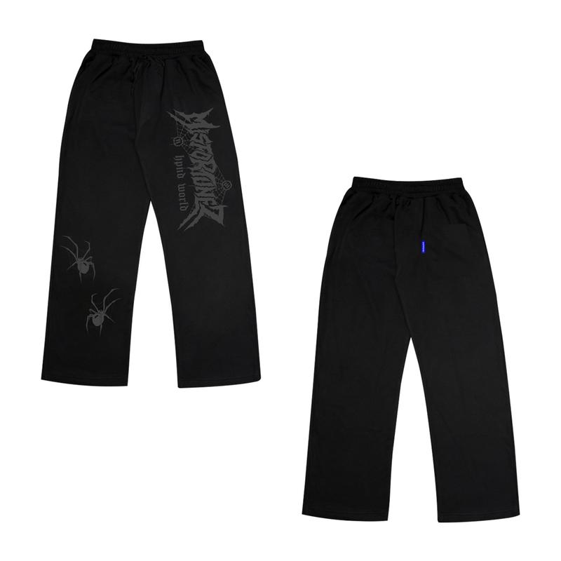 Product Introduction of Celana Panjang Track Pants Fleece Basic Misfforrtunezz Hitam Nyaman Lembut 7