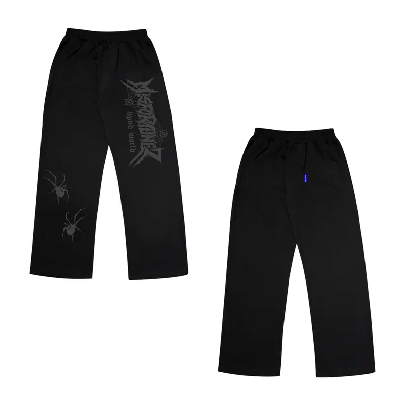 Celana Panjang Track Pants Fleece Basic Misfforrtunezz Hitam Nyaman Lembut 2