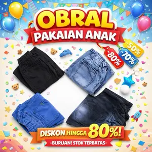 Obral Celana Skena Gombrong Anak Diskon Hingga 80% Pakaian Anak Stok Terbatas