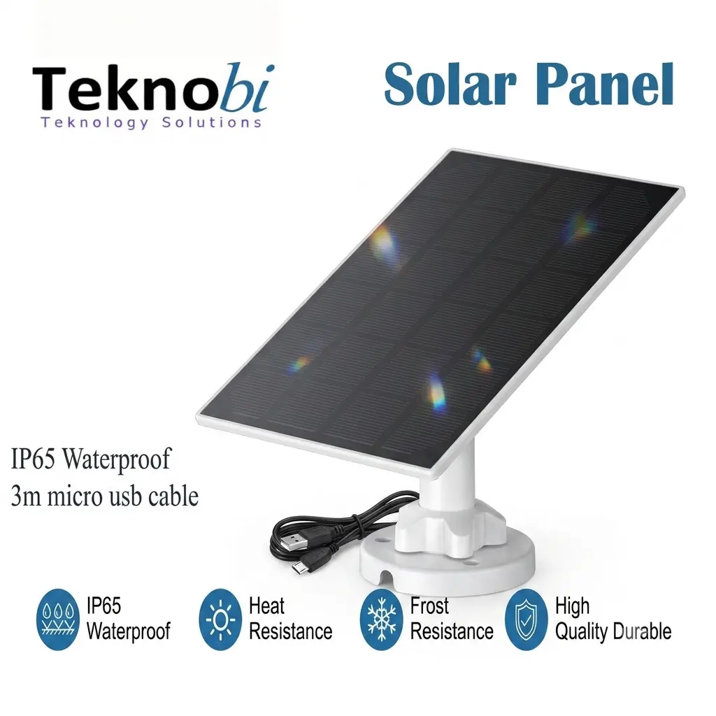 Solar Panel CCTV Charger Charging Baterai 5V Panel kit outdoor