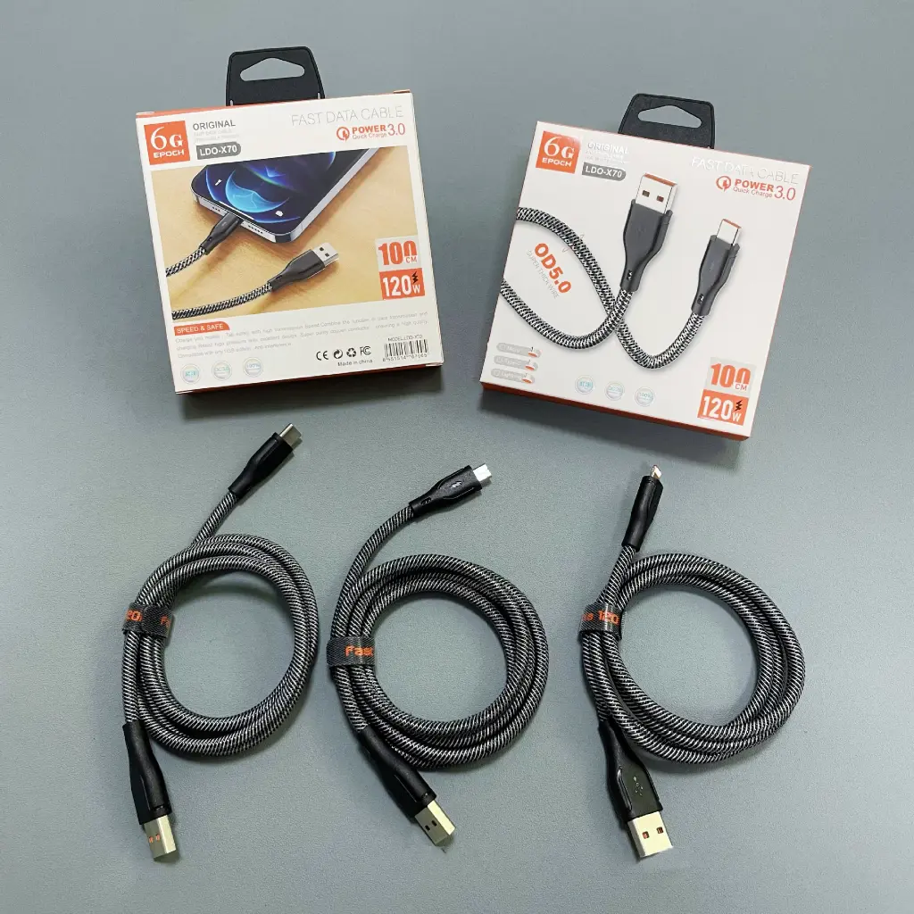 Kabel Data 6G X-70 fast charging Micro dan Type C