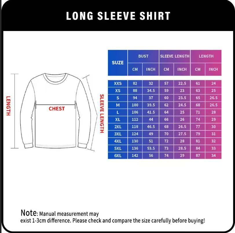 Kaos cetak 3D unisex, kaos kasual, kaos lengan panjang, bernapas dan nyaman, serbaguna, ukuran XXS-6XL. Kaos cetak 3D unisex, kaos kasual, kaos lengan panjang, bernapas dan nyaman, serbaguna, ukuran XXS-6XL.