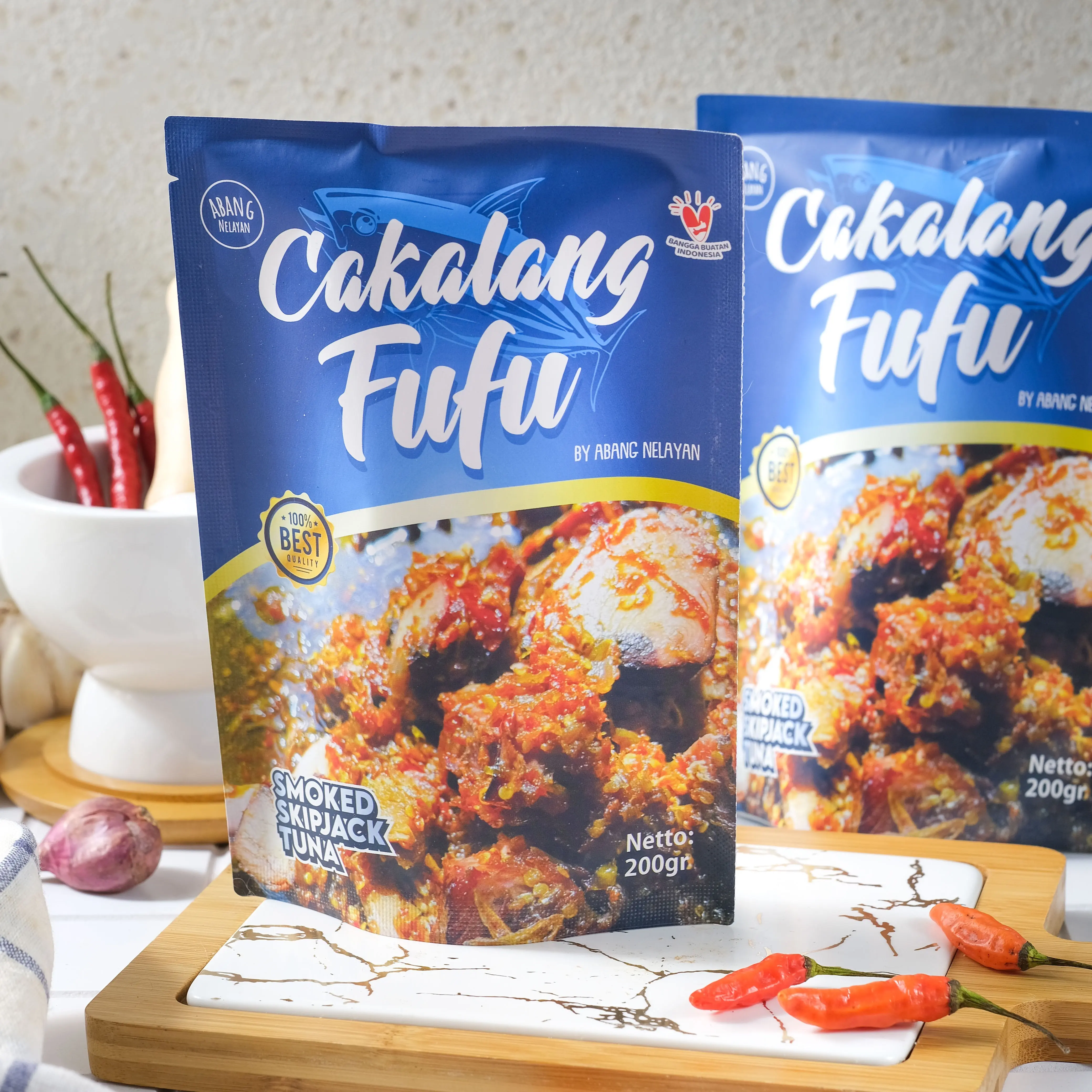2 Pouch Cakalang Asap Cakalang Fufu Rica Food Makanan SPP-IRT halal Jarred & Packaged Foods Canned