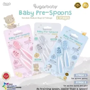 Sugar Baby Pre Spoons Sendok Makan 2 Tahap