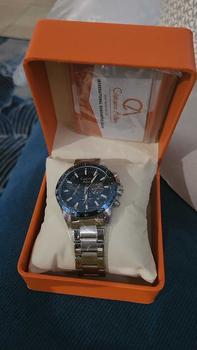 Product Review of Cristiano Aillen Jam Tangan Pria Analog 8891 Rantai Stainless Steel Chronograph Kaca Sapphire Water Resistant 3 ATM Watches Waterproof from T** K**a 0