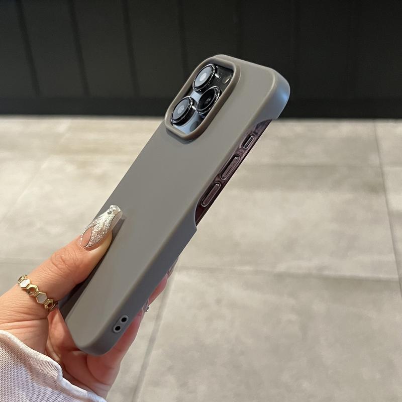 Product Introduction of New Style Half Pack Anti Fingerprint Solid Color TPU Phone Case For iPhone 16 Pro Max 15 14 13 12 11 Shockproof Soft Shell Cover 6
