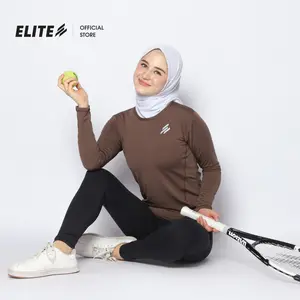 ELITE - AURA Inner Manset Sport Baselayer Lengan Panjang | Long Sleve Luxury T-Shirt