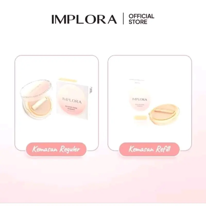 IMPLORA HEALTHY GLOW CUSHION GLOW FINISH Wajah Foundation 2