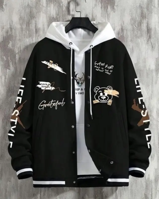 [MV] Jaket Hodie Cowok Cewek Oversize Matt Flace Jaket Hodie Merch Kekinian hoodie zip 0