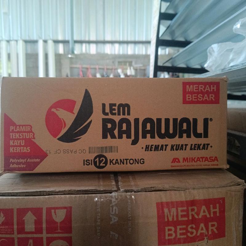 Lem rajawali putih besar 1 kg, lem kertas, lem kayu, lem karton Karton ...