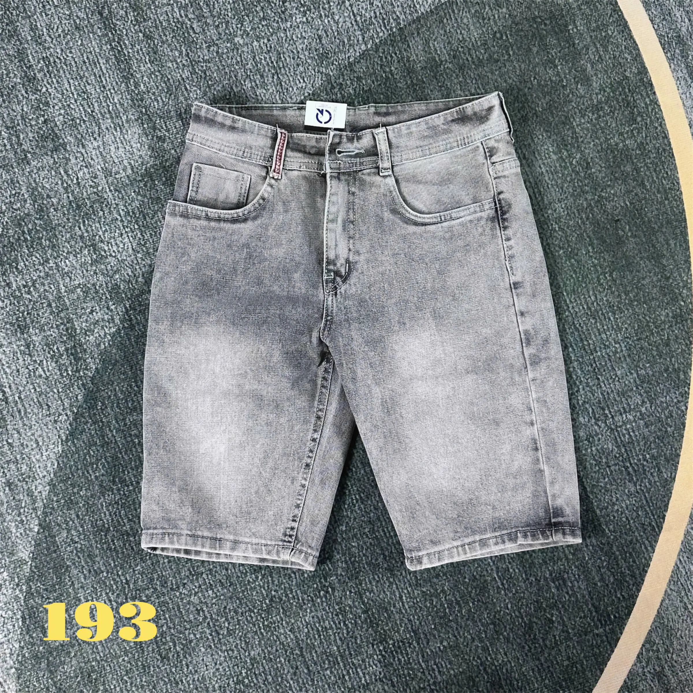Quần Short Jean Nam Năng Động Slim Fit Có Túi Size 28-34 - Chất Liệu Cotton Denim Thời Trang Nam Menswear Pants quần đùi bò
