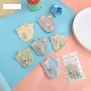 Kaos Kaki Anak Pastel Motif Timbul Premium Murah (3Pcs)