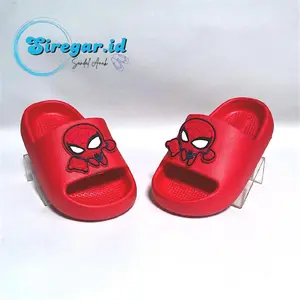 Sandal Anak Laki Laki Slop Karakter Spiderman 24-29