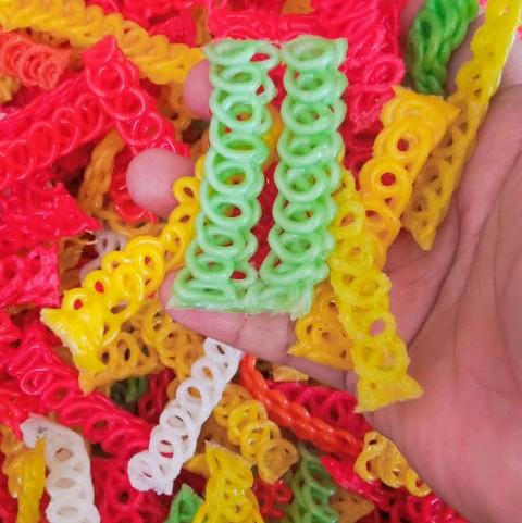 Krupuk seblak mawar mini. krupuk seblak mentah 500gram Kerupuk 4
