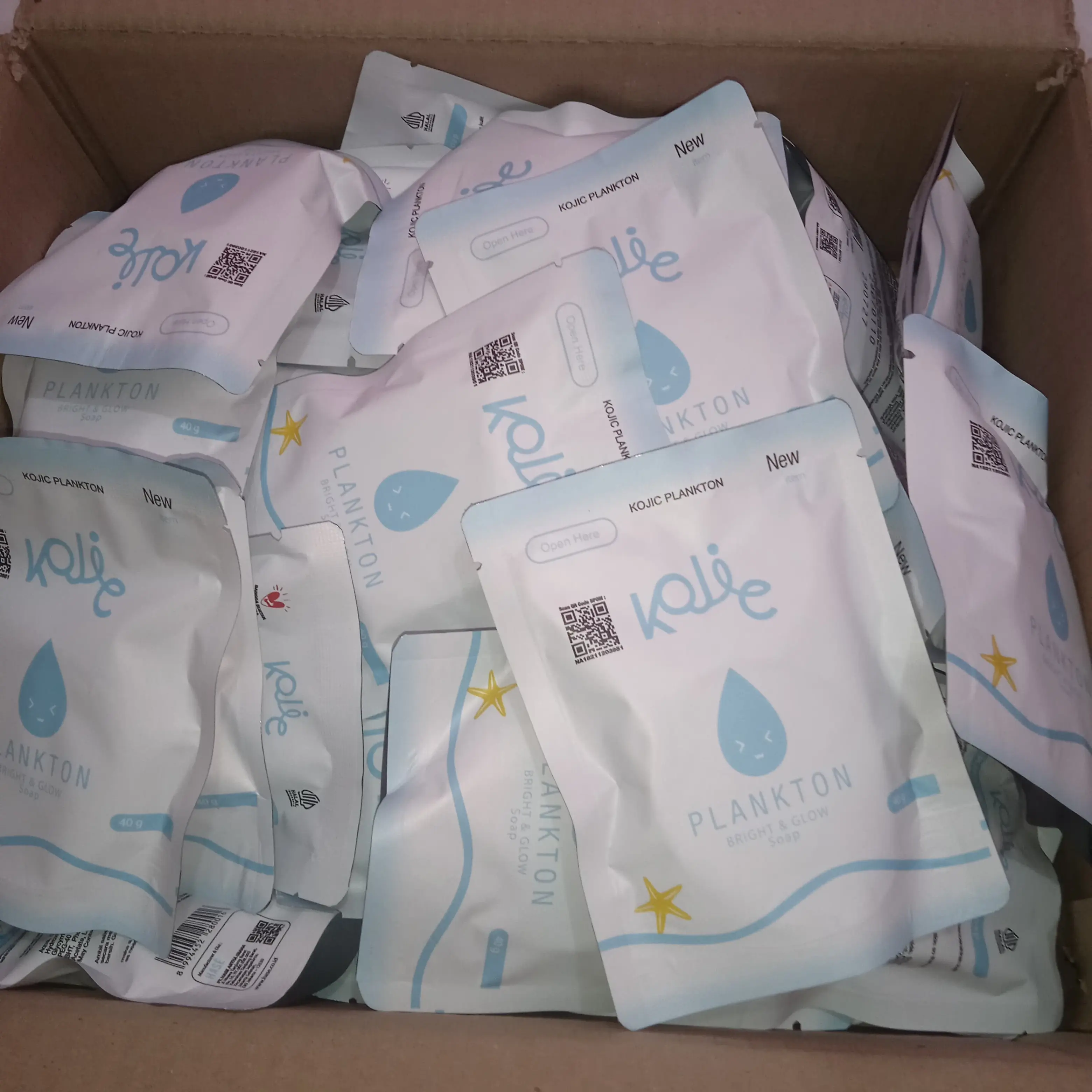 Bundling Sabun Kojic Plankton 40gr / 3pcs / 5pcs / 10pcs [ jualkosmetik ]