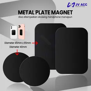 METAL PLATE MAGNET UNTUK HOLDER HP MAGNETIC CAR MOUNT