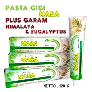 NASA Pasta Gigi Plus Garam Himalaya & Eucalyptus 120 G - Produk Perawatan Gigi Terbaik