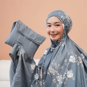 Mukena Dewasa Rayon Jumbo Mewah Adem Nyaman Lembut Cantik Khadijah Atasan Bawahan
