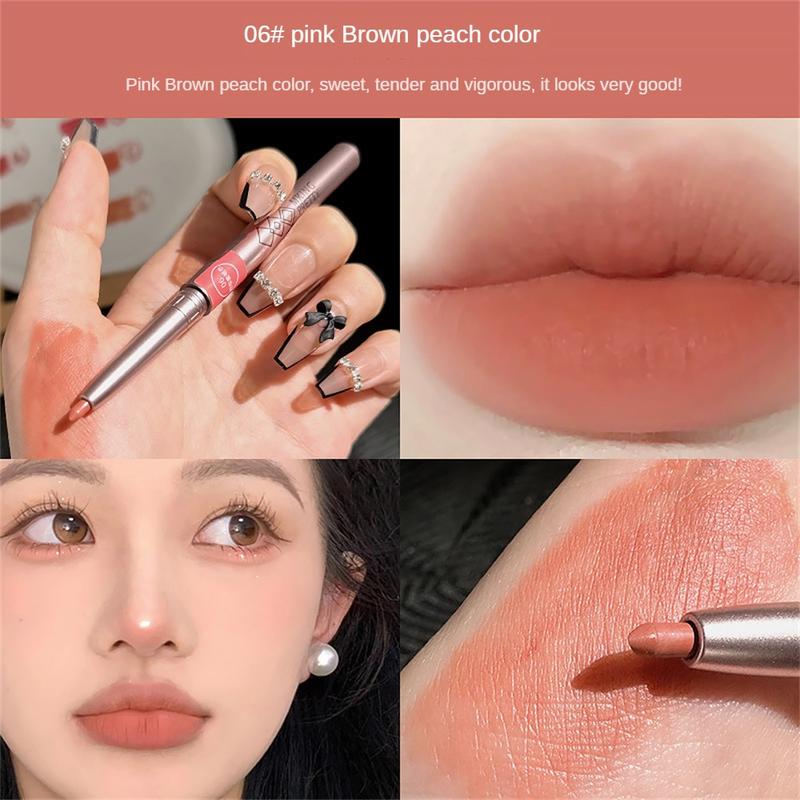 Product Introduction of Bút Kẻ Viền Môi Xoay, MKING PRETTY, Không Thấm Nước, Lâu Trôi, Lớp Hoàn Thiện Lì, Dành Cho Nữ, Bút Chì Kẻ Viền Móc, Trang Điểm 4