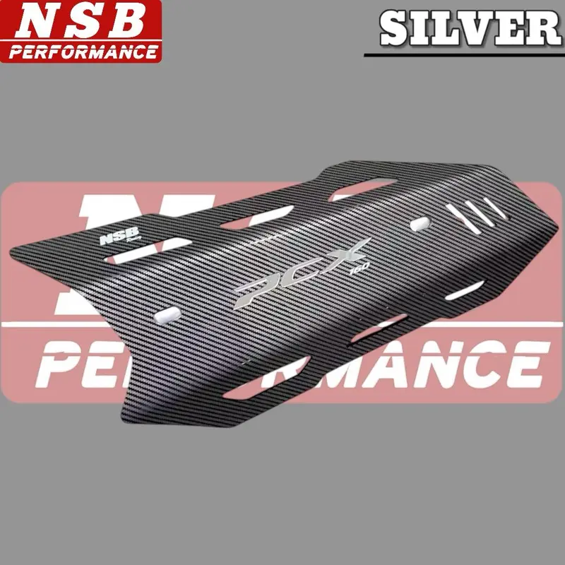 TAMENG KNALPOT PCX 160 PELINDUNG KNALPOT MOTOR PCX NSB  FULL CARBON BAHAN FULL AKRILIK PCX 160 HS55 2