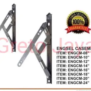 Engsel Casement 8 10 12 14 16 20 24 inch in Kasemen Cesmen Jungkit Kesmen Casemen Jendela Aluminium 20cm 25cm 30cm 35cm 40cm 50cm 60cm 20 25 30 35 40 50 60 cm Alminium Friction Stay Swing Hung Hing Almunium Alumunium Almunium Hinge