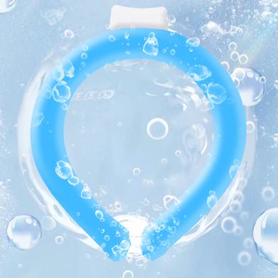 Product Introduction of Summer Outdoor Work Heatstroke Prevention And Cooling Artifact Ice Cooling Neck Ring Ice Pad Ice Pillow Heatstroke Relief Ring Neck Hanging Sports Ring(C56) 11