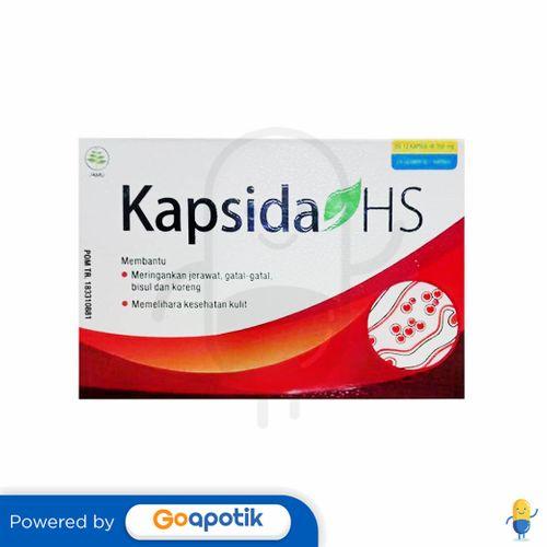 Gambar KAPSIDA HS BOX ISI 12 KAPSUL dari Apotek Berkah Utama Farma by GoApotik Kab. Deli Serdang Tokopedia