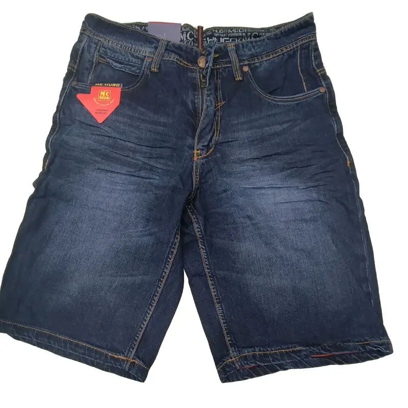 celana jeans pendek mc hugo pria motif ringkel original Distro 0