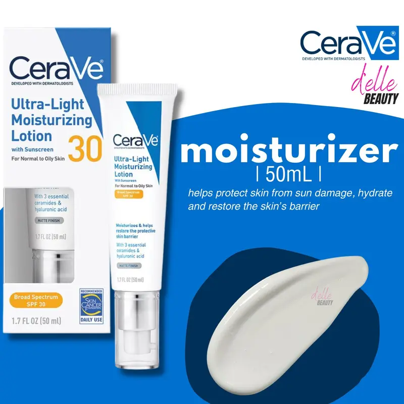 【EXP 2026】 Ceravee Ultra Light Moisturizing Lotion Pelembab Wajah Tabir Surya 2