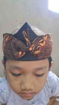 Product Review of Ikat / Iket Kepala Pangsi Sunda Batik Anak / Dewasa All Size from 𝔹**✨ 3