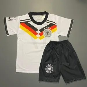 Setelan Baju Bola Anak Germany Motif Terbaru 2026 Kaos Sepak Bola Futsal Cepat Kering Nyaman