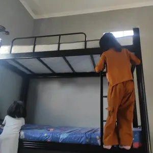 Ranjang Susun Ranjang Tingkat Besi  Tempat Tidur Susun Anak & Asrama Ranjang Kos Kuat